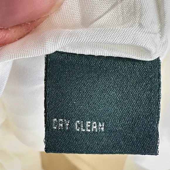 Ralph Lauren Winter White A Line Linen Skirt Sz 2P - Picture 5 of 6